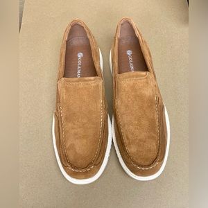 GM GOLAIMEN Men's Brown Suede Boat Shoe NEW